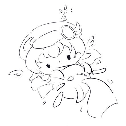 clean sketch + additional object